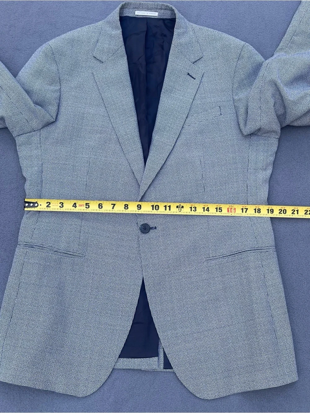 Reiss wool blend blazer/sportscoat mens 42 pre-owned condition